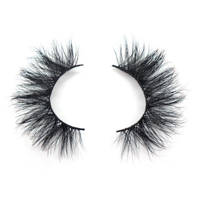 China Soft Strip 20mm Mink Eyelashes Natural Mink Vendor Eyelashes for sale