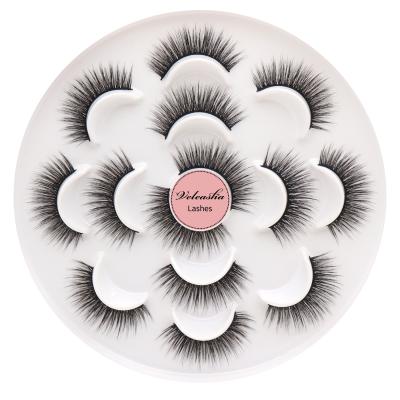 China Wholesale Full Volume Luxury Fluffy Faux 3D Mink Eyelashes With Eyelashes Vendor Customized Boxes for sale