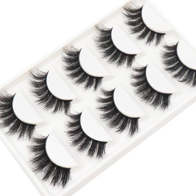 China Wholesale Luxury Fluffy Full Volume 3D Faux Mink Eyelashes With Eyelashes Vendor Customized Boxes for sale