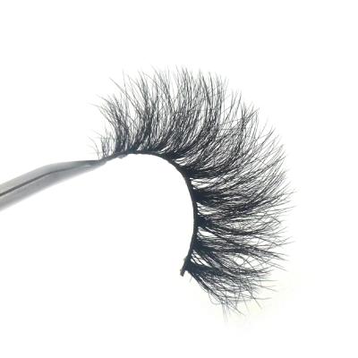 China Free Samples Fluffy Faux Mink Eyelashes Factory Wholesale Good Quality Full Volume False Eyelashes with Custom Private Label Eyelash Boxes for sale