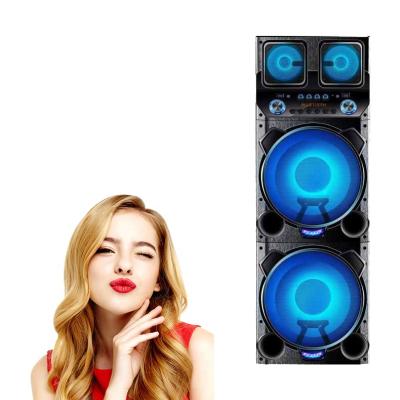 China LEISOUND Dual 15inch Party Amplifier Portable Wireless Loud Speaker for sale