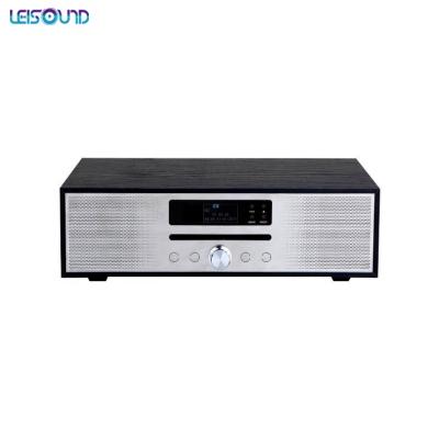 China Blue Wooden Tooth Power Auido CD/DAB Amplifier LEISOUND CD/DAB Music System with Blue Tooth Clock Alarm Sleep Timer Nap for sale