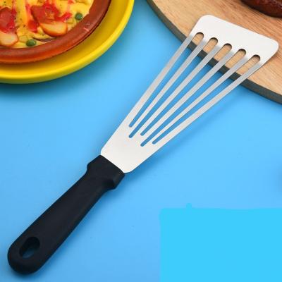 China Viable Stainless Steel Steak Fried Shovel Leaky Spatula Pizza Skin Shovel Kitchen Tool Cooking Tool for sale