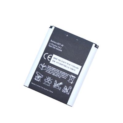 China High IC Low Price Original Custom Rechargeable Li-Ion Mobile Phone Battery Dual IC Rechargeable BST 40 For Sony Ericsson p1/p1c/p1i for sale