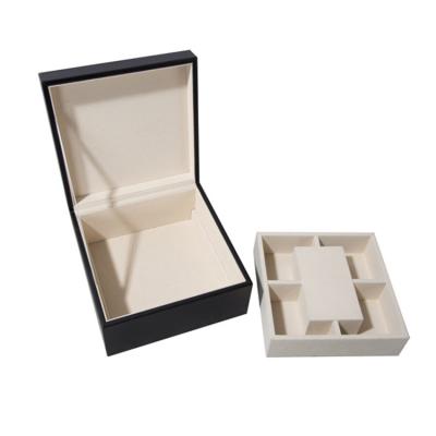 China Adult Luxury Large Jewelry Box Wooden Jewelry Box With Key Earrings Ring Necklace Watch Storage Box Ladies for sale