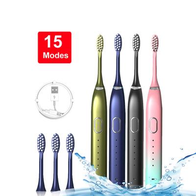 China Wholesale OEM USB Rechargeable Tooth Ultrasonic Clean Clean Powerful Charging Washable Electronic Whitening Electric Toothbrush for sale