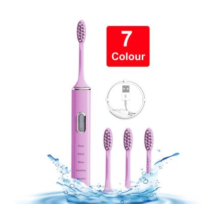 China Wholesale OEM USB Rechargeable Tooth Washable Ultrasonic Clean Powerful Powerful Charging Toothbrush Electronic Whitening Electric Tooth for sale