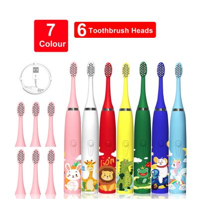 China Wholesale OEM Electric Toothbrush USB Charging Toothbrush Washable Rechargeable Kids Ultrasonic Powerful Clean Powerful Baby Toothbrush for sale