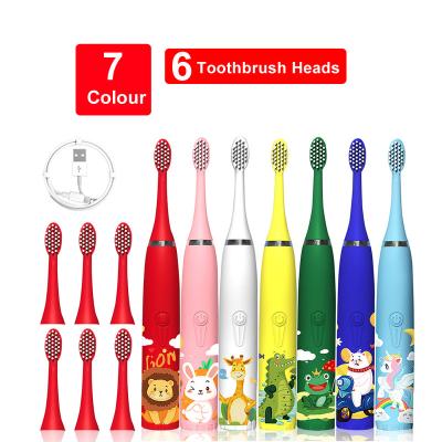 China Wholesale OEM USB Charging Baby Washable Rechargeable Electric Toothbrush Ultrasonic Powerful Clean Powerful Toothbrush For Kids for sale