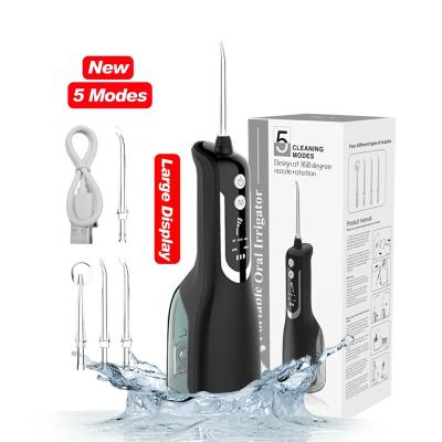 China Car Care Oral Irrigator Jet Teeth Cleaning Tribest Wireless Portable Water Dental Flosser Smart Travel for sale