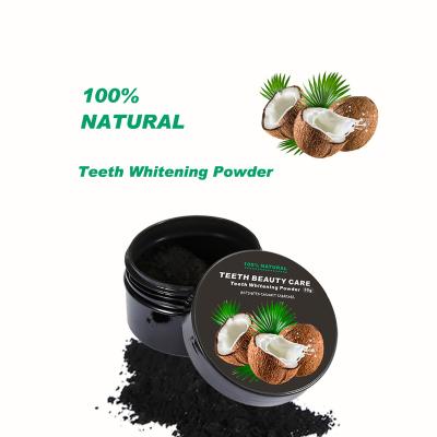 China Remove Stains and Teeth Whitening Wholesale OEM 30g 100% Natural Activated Charcoal Natural Teeth Whitening Powder for sale