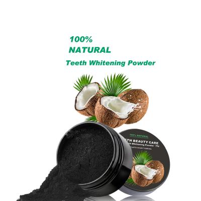 China Remove Stains and Teeth Whitening Wholesale Natural Activated Charcoal and OEM 30g 100% Coconut Teeth Whitening Powder Oral Clean for sale