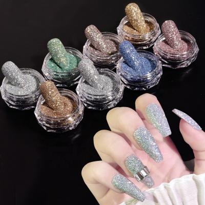 China Excellent Nail Art Effect Nail Gold Small Drill Nail Rhinestone Diamond Rhinestone Micro UV Crystal Broken Glass Nail Acrylic Dipping Powder for sale