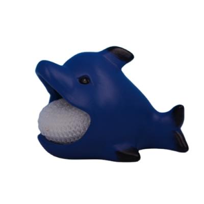 China Sustainable Decorative Ceramic Sponge Holder With Shark Design for sale