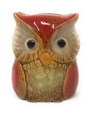 China Viable Custom Ceramic Owl Towel Holder (Red) for sale