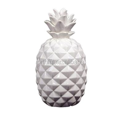 China Wholesale CLASSIC white ceramic pineapples for sale