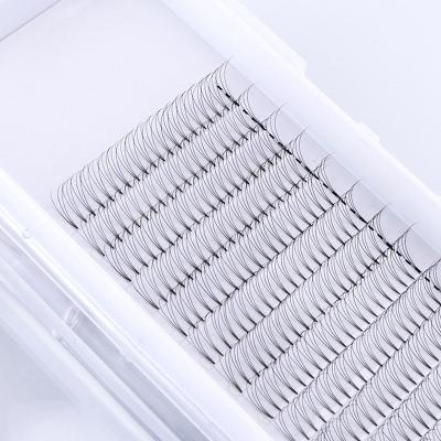 China Natural 3D 4D 5D 6D Flourishinglashes Private Label C D Pre Made Fans Eyelash Extensions Look Natural Long Rod Short Rod Lashes for sale