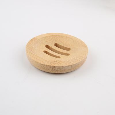 China Ceramic Soap Dish Movable Eco Friendly/Eco-Friendly/Reusable/Durable Round Bamboo Wooden Soap Dish Holders For Families for sale