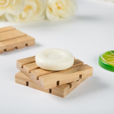 China Movable/Eco-friendly/Reusable/Durable 2 Pack Dawn Dish Soap Holder For Bamboo Shower Bar Soap Holder Wooden Soap Dish For Bathroom for sale