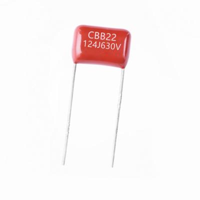 China Original 0.12uf 250v 400v 0.12uf 124j 630v high frequency current metallized polypropylene film capacitor for sale