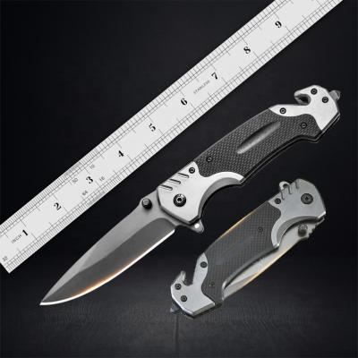 China Black Coating Aluminum Tactical Knife Folding Handle Pocket Knife Combat Survival KNIFE SERVICE Good Sale for sale