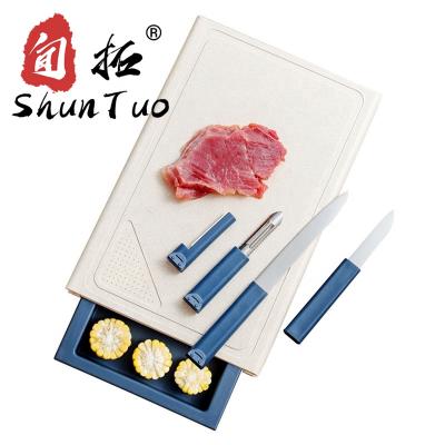 China Sustainable Hot Selling 6 Pcs Very Sharp Zirconia Ceramic Knife Set With Container for sale