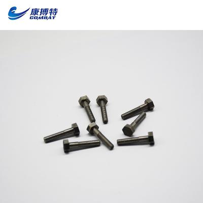 China Machine Customized M4*20mm Tungsten Screws Pure Tungsten Bolts And Nuts for sale