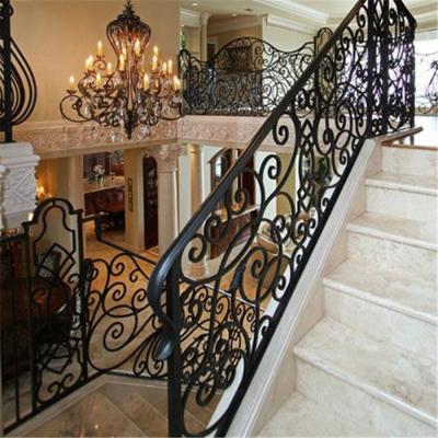 China All Design Can Customized DAIYA Wrought Iron Railings For Stairs With Customized Color for sale