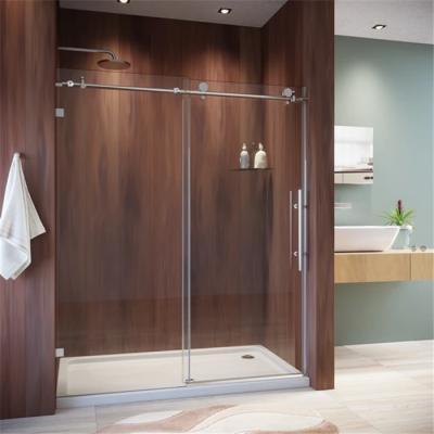 China Customized Design Large Size Pattern Tempered Shower Screen Glass for sale