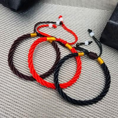 China Braided Bracelet Jewelry Women Color Rope Thread Adjustable Handmade Multi Lucky String String for sale