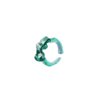 China Enamel Jewelry Fashionable Unique Brass Alloy Ring Epoxy Shake Rings Women for sale