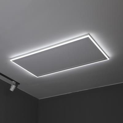 China Wide Frame / Mounting Holes Easily Decorate Radiator Light Led Flat Panel Ceiling 130x70cm for sale