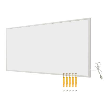 China 2022 Hotel White Frame ERP Approved Infrared Carbon Crystal Panel Heater With Switch for sale