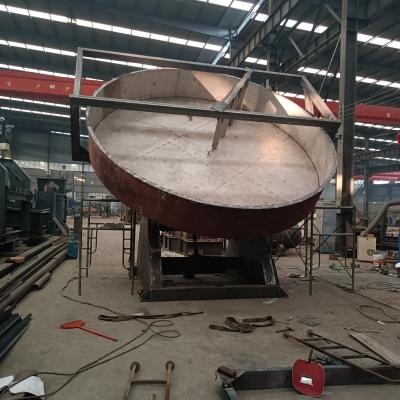 China 20t Fan Disc Granulator Organic Fertilizer Manufacturing Process 15kw for sale