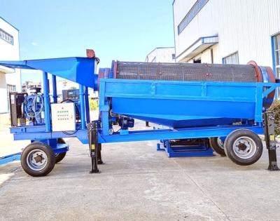 China 10t/H Mobile Gold Wash Plant Alluvial Diamond Mining for sale