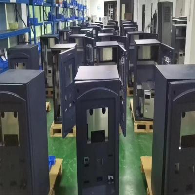 China Steel/Aluminum/copper/Stainless Steel 316/etc Customized chassis monitoring cabinetHigh efficiency and high quality sheet metal processingController box cabinet for sale