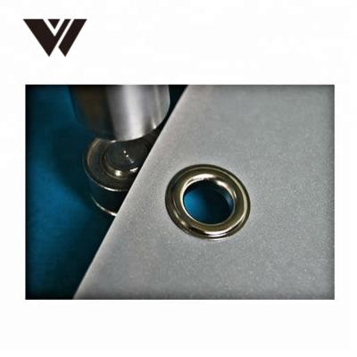 China Aluminum Grommet Curtain Grommet Machine Stainless Steel Grommet Hole Non-Slip Foam Grip / Sturdy Metal Work Platform Grommet Machine for sale