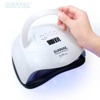 China Gel Nail Curing UV Lamp SUNX Plus Led 80W Powerful Top Selling LED 365nm 405nm New Two Hands 80w UV Led Nail Lamp New Two For UV Nail for sale