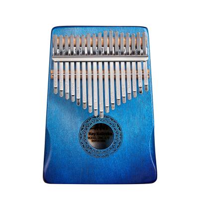 China Totem 17 Keys Inch Cute Mahogany Piano Instrument Mahogany Kalimba Musical Instruction for sale