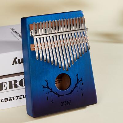 China Mahogany Kalimba Inch Piano 17 Keys, Mbira Portable Finger Piano Gifts For Kids And Adults Beginners for sale