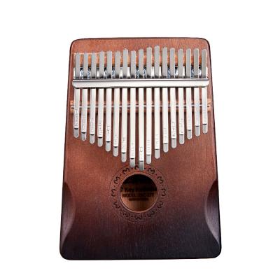 China Wholesale Keys Mahogany Musical Instrument Kalimba 17 Inch Pianos Gift Mini Finger Piano Kalimba for sale