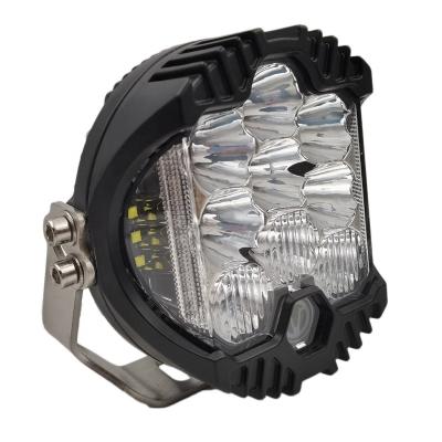 China Hotsale 12V 24V 7inch 90W Diecast Aluminum Housing Led Drive Light Side Shooter For Jeep ATV SUV for sale