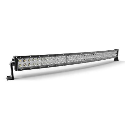 China 12V 24V Die Casting Aluminum Housing Double Row 40inch 240W Curved Auto Led Light Bar for sale