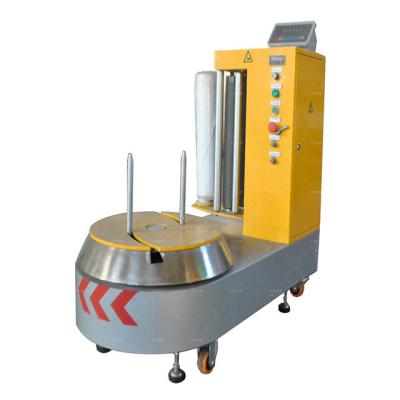 China LP600 High Quality Automatic Foot Pedal Airport Luggage Wrapping Machine for sale