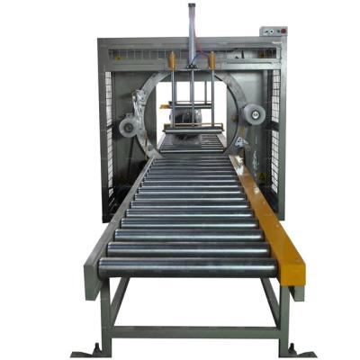 China Horizontal Food Ring Stretch Wrapping Film Machine For Pipe Wrapping for sale