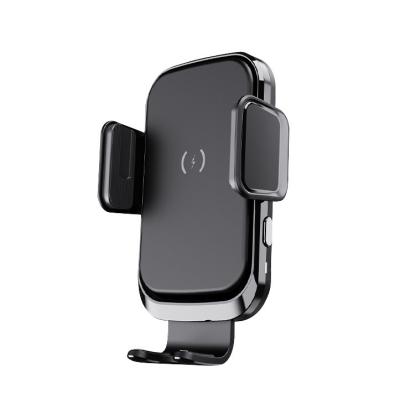 China Hot Selling 15w Wireless Cell Phone Car Charger Fast Qi Mount Pad Auto Lock Mobile Phone Holder Car Charging Mount for sale