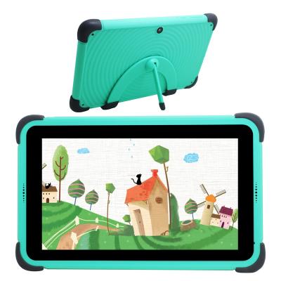 China Wifi Kids Tablet A133 2+32G Adroid 11 With 7inch HD Screen In Mint Green Plastic Housing 7