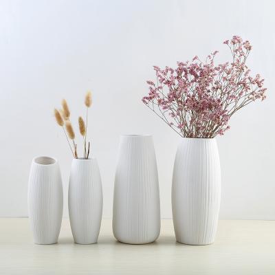 China Wholesale Nordic Style European Manufacturers Ins Wind Decoration Opens White Flower Arrangement Household Dry Supply Items for sale