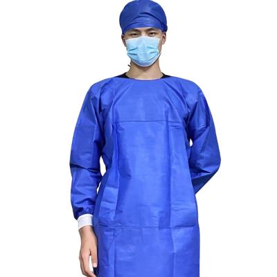 China Disposable Nonwoven Surgical Gown Isolation Gown Made in China for sale