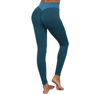 China 2021 Breathable Bubble Pants High Waist Yoga Pants Custom Compression Gym Tights Women Gaiters Fitness Wear for sale